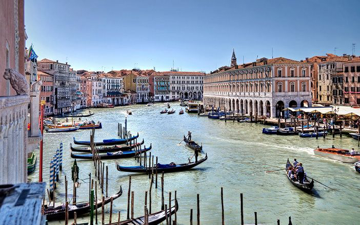 Κανάλι στη Βενετία, Ιταλία